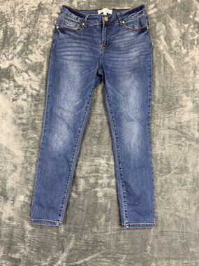 Revelation Womens Blue Skinny Jeans Size 14